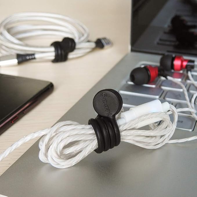 SMART&COOL Reusable Silicone Magnetic Cable Ties - Image 5