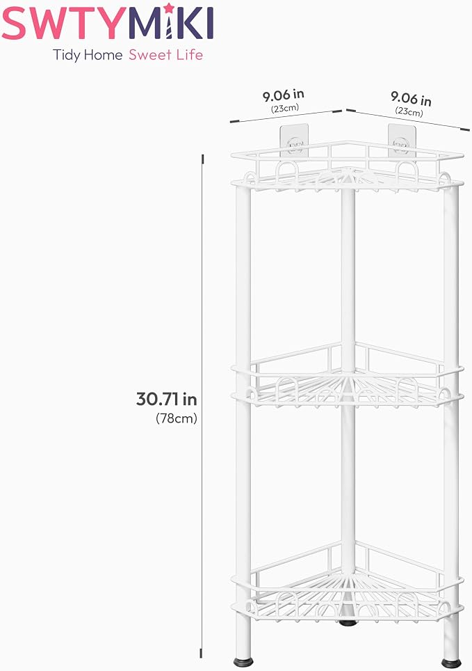 SWTYMIKI Standing Shower Caddy Corner - Image 7