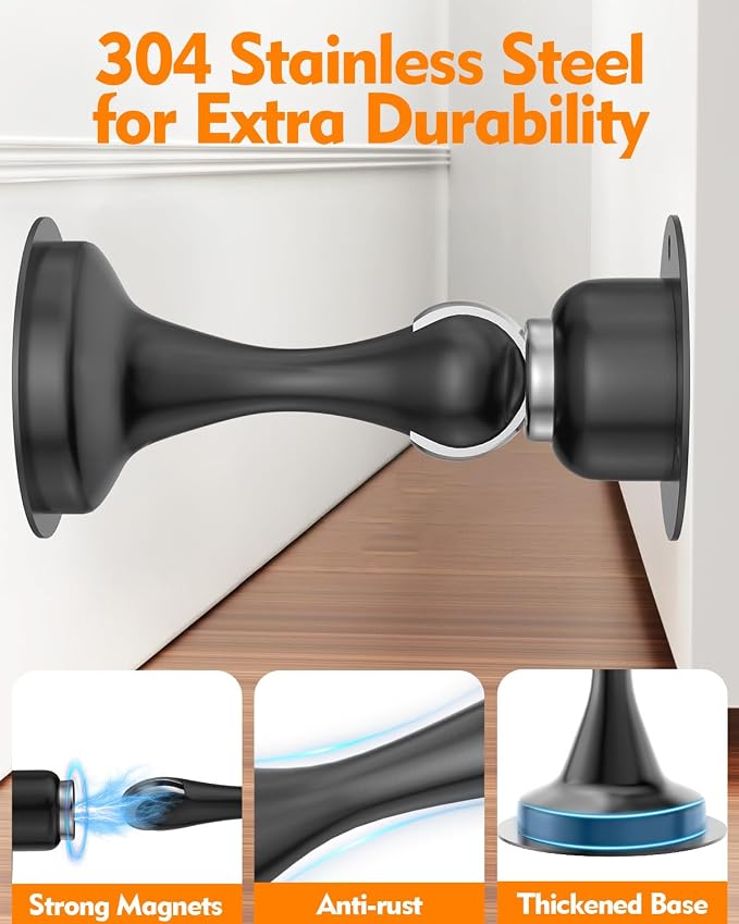Door Stop Magnetic Door Stoppers Door Holder Door Catch Doorstop - Image 3