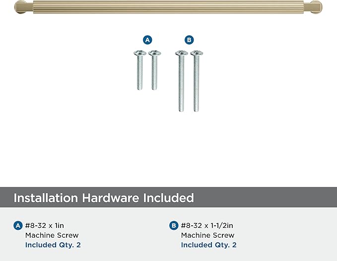 Amerock Ballard 12-5/8 inch (320mm) Center-to-Center Golden Champagne Cabinet Pull, BP37649BBZ