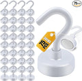 DIYMAG Magnetic Hooks 75pcs 30lbs Cruise Essentials 2026 Magnet Hook White by DIYMAG