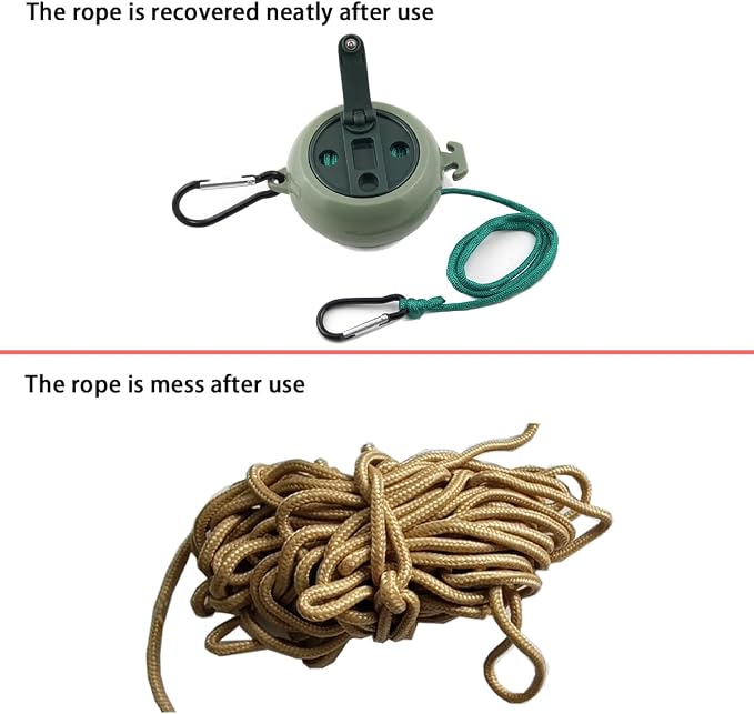 32Ft Portable Travel Clothesline is Also an Outdoor Camping Clothesline - Image 3