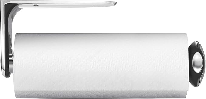 simplehuman Wall Mount Paper Towel Holder, Under-Cabinet or Wall Mounted Rack by Unknown