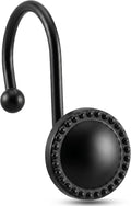 Shower Curtain Hooks, Rust-Resistant Decorative Rings, Smooth Glide, Circular by Unknown