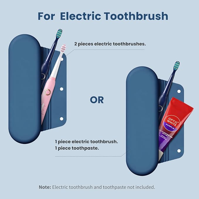 Silicone Electric Toothbrush Travel Case, Manual Toothbrush Travel Cover - Image 2