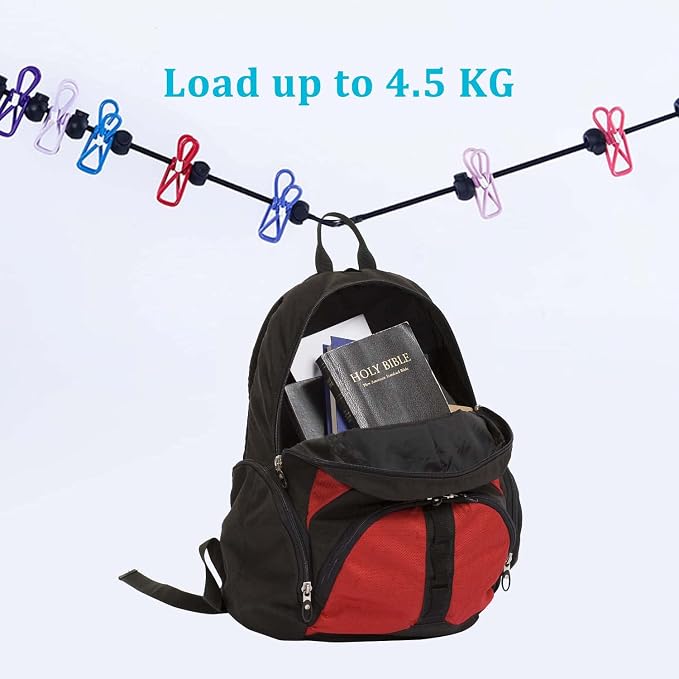 Travel Clothesline, Retractable Clothesline Camping Washing Line - Image 7