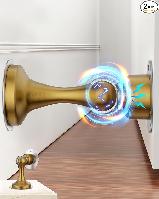 Magnetic Door Stoppers for Wall Door Catch Door Holder to Keep Door Open | 2 by WINONLY