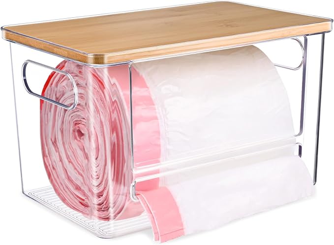 Trash Bag Dispenser Under Sink Organizer by Hiitytin