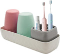 Kids Toothbrush Holder with Cups, Electric Toothbrush & Toothpaste Storage by BOERSHUN