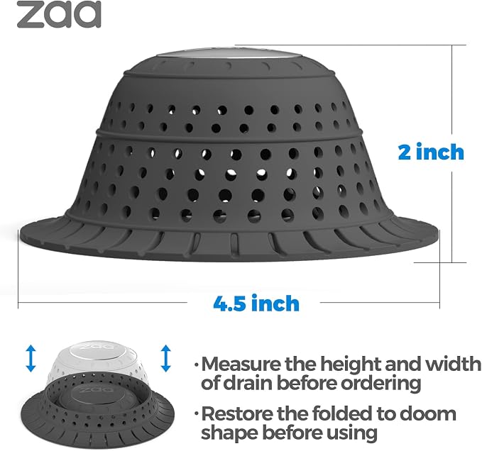 Shower Drain Hair Catcher Bathtub Drain Strainer Sink Drain Protector | - Image 2