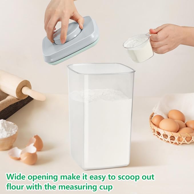 4.2 Qt Airtight Flour Rice Storage Container - Image 4