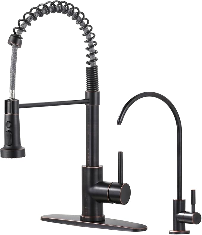 Kitchen Faucet and Water Filter Faucet: Stainless Steel Kitchen Sink Faucet by ARCORA