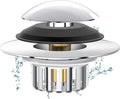 Universal 3 in 1 Bathtub Drain Stopper Bathtub Drain Hair Catcher, Pop-up Tub by MUAIOLAUS