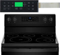 W11204529/W11528249 Compatible with Whirlpool OEM Range Electronic Touchpad and Control Panel Part-Replaces W11050785, W11182815, W11204529, W11295998, W11428374, and W11511586, Black