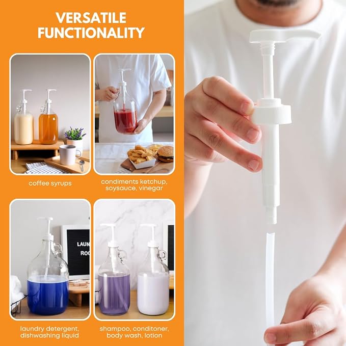 Half-Gallon Laundry Detergent Dispenser Glass - Image 8