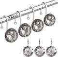 12PCS Shower Curtain Hooks Rings by Yapicoco
