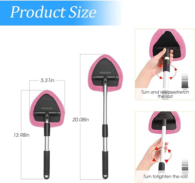 Extendable Car Windshield Cleaning Tool - Image 2