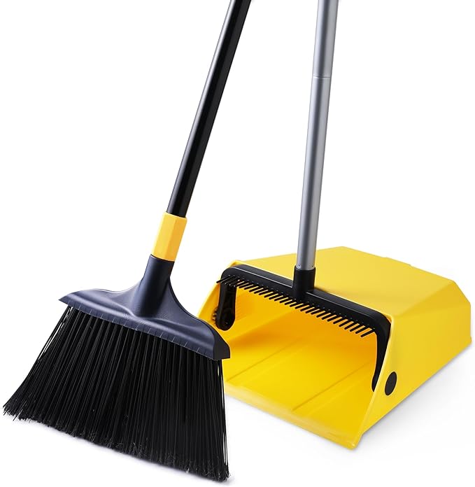 Yocada Commercial Broom and Dustpan Set by Yocada