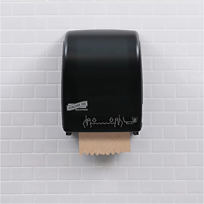 Genuine Joe GJO22600 Embossed Hardwound Roll Towels - Image 2