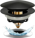 Anlige Bathtub Drain Stopper, Pop Up Tub Stopper and Cover, Bottom by Anlige