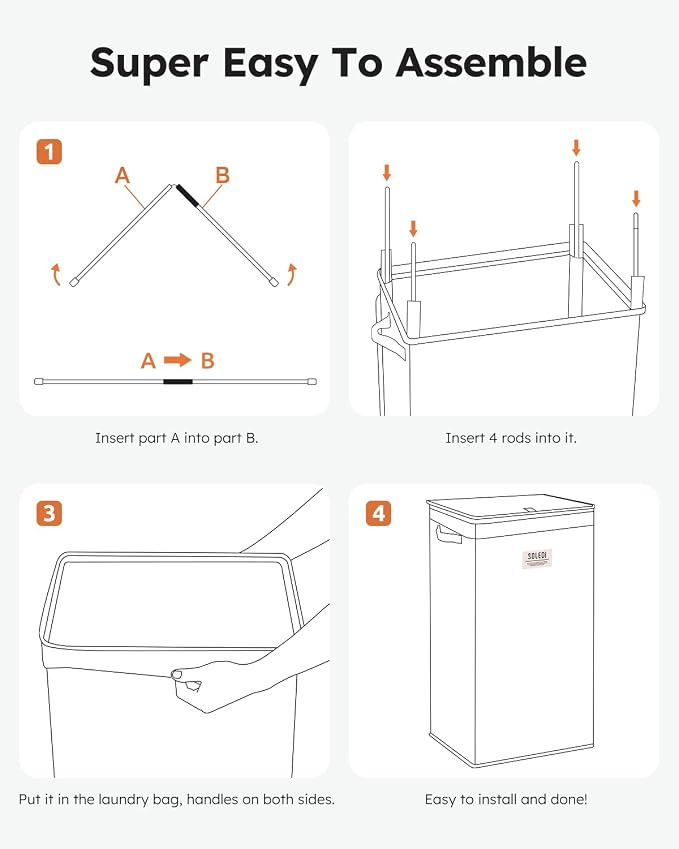 SOLEDI 100L Laundry Hamper - Image 8