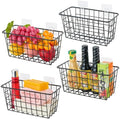 JUNCHU CHERRY 4 Pack Hanging Sorage Basket, Bathroom Basket, Household Goods by JUNCHUCHERRY