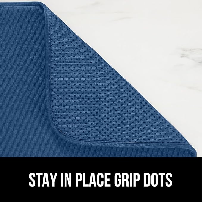 GORILLA GRIP Ultra Water Absorbent Microfiber Dish Drying Mat, 2 PK, Slip - Image 4