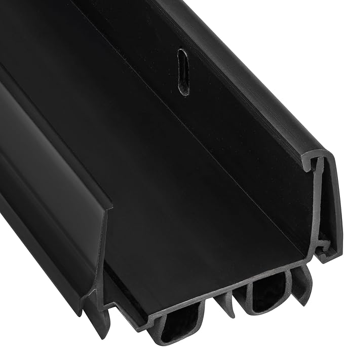 Adjustable Double Bubble Door Sweep & Draft Stopper | Under Door Seal by KSHardware