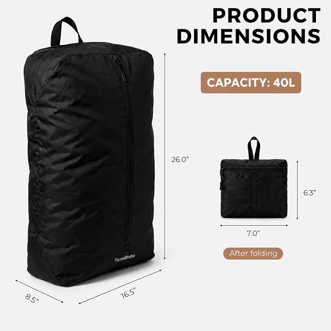 Travel Laundry Bag, Foldable Dirty Clothes Bag - Image 6