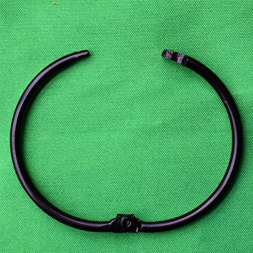 Black Shower Curtain Rings 2 Inch Metal Round Ring Rustproof - Image 4