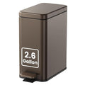 Cesun 2.6 Gallons Small Bathroom Trash Can by Cesun