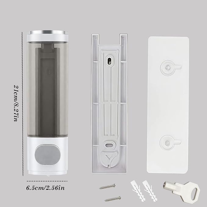 10oz/300ml Single Manual Wall Mounted Soap Dispenser - Image 2