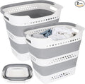 2 Pcs Collapsible Laundry Baskets by Unknown