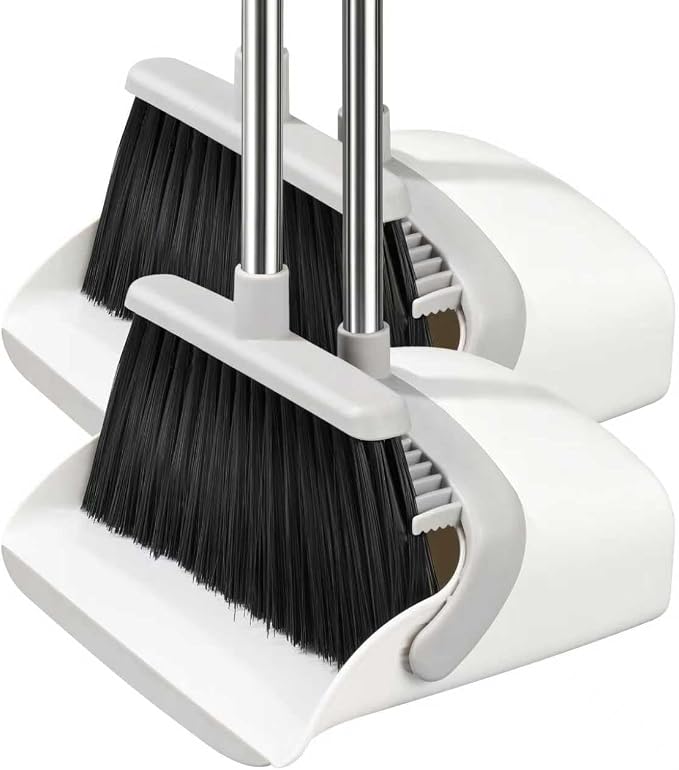Broom with Dustpan Combo Set, Hand Broom and Dustpan Set by Unknown