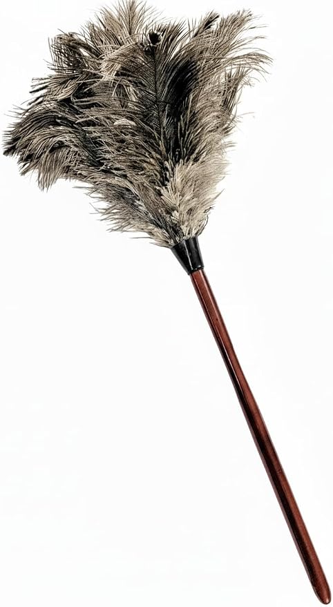 28-29 inch Natural Ostrich Feather Duster by AAYU