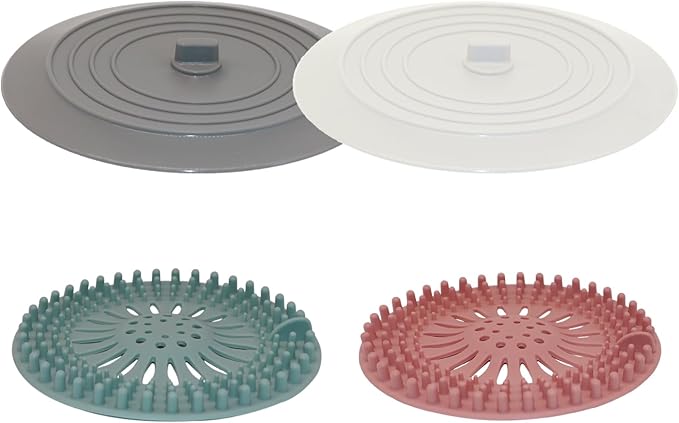 Shower Drain Hair Catcher Tub Stopper, V-TOP Drain Cover by V-TOP