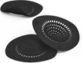 Hair Catcher Shower Drain Cover Bathtub Silicone Hair Catcher Stopper Drain by WODETIM