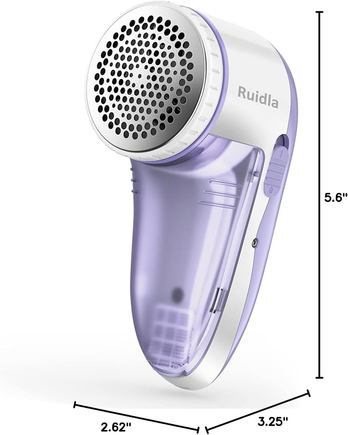 Ruidla Fabric Shaver Lint Shaver Defuzzer, Rechargeable Lint Remover | Electric - Image 9