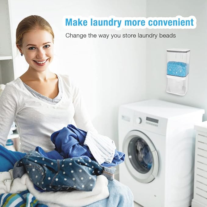 Conworld Laundry Beads Dispenser, Wall-Mounted Laundry Detergent Dispenser - Image 2