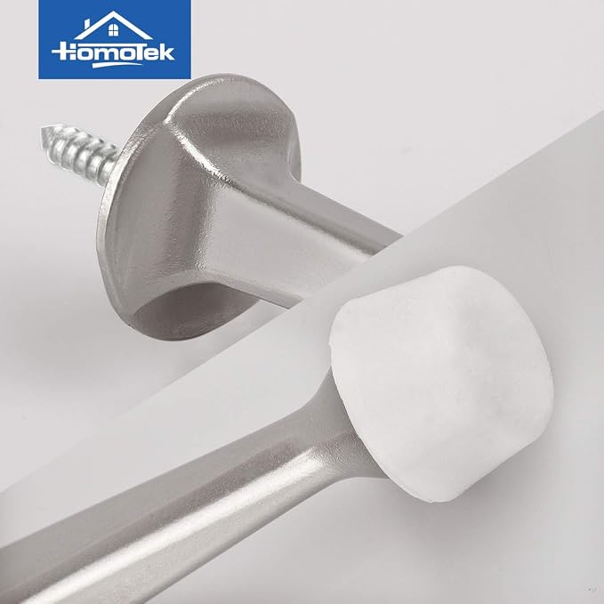 HOMOTEK 20 Pack Heavy Duty Solid Rigid Door Stop - Image 4