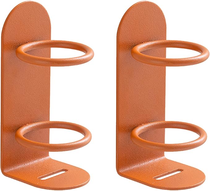 2 Pack Electric Toothbrush Holders Stick on The Wall Electric Metal Tooth by Dephnes