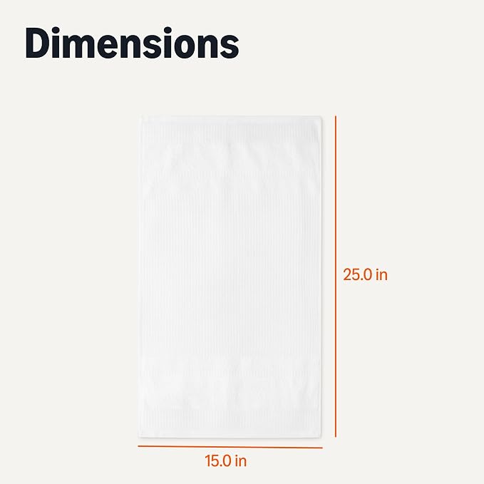 Amazon Basics Organic Cotton Waffle Weave Kitchen Dish Towels, Ultra Absorbent - Image 5