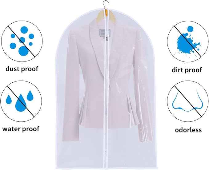 MsKitchen 6 Pack Long Garment Bags - Image 7