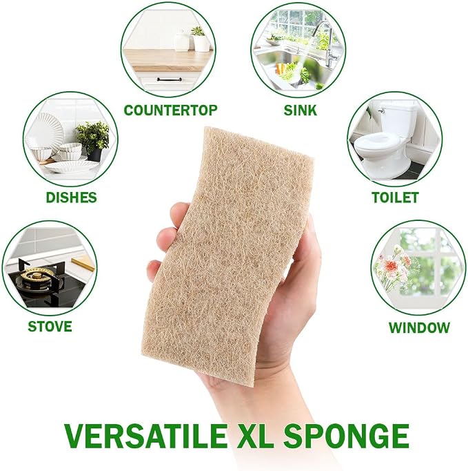 AIDEA XL Sponges Kitchen, Non-Scratch Dish Sponges | Large Natural Sponge - Image 7