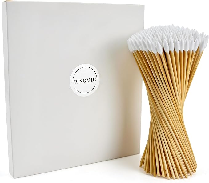 PINGMIC Gun Cleaning Swabs, Precision Cleaning, Pointed Tips by PINGMIC