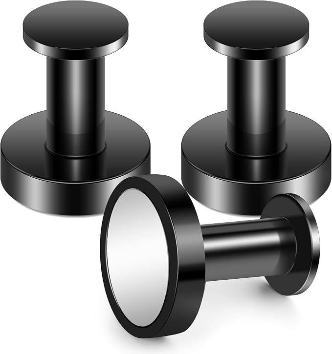 Buelkmag Magnetic Hooks for Cruise Cabins Black 150Lb Magnet Wreath Hanger by BUELKMAG