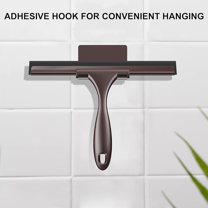 SetSail Squeegee for Shower Glass Door, 10 Inches, Bronze | Stainless Steel - Image 6