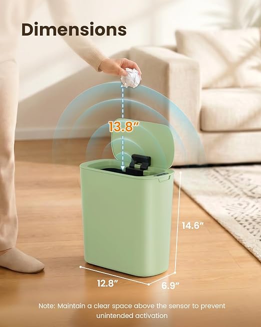 Cesun 5 Gallon Automatic Bathroom Trash Can - Image 8