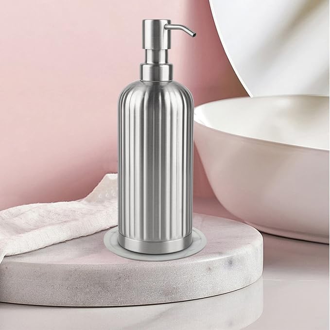 AUMIO Stripe Design Dish Soap Dispenser - Image 6