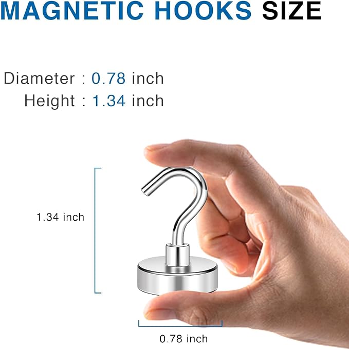 LOVIMAG Magnetic Hooks for Cruise Essentials 2026 Cabins Door 45 Pack-50LBS - Image 7